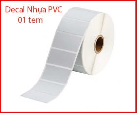 Decal nhựa PVC 01 tem cuộn 102x152mm