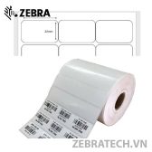 Giấy in mã vạch 3 tem 35x22mm cuộn 50m (decal thường)