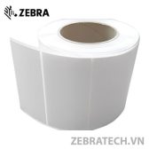 Giấy in mã vạch 1 tem 80x30mm cuộn 100m (decal thường)