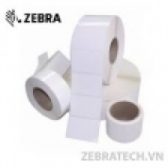 Decal mã vạch 1 tem 100x100mm cuộn 50m - Decal thường, tem vuông, khổ 104mm