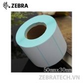 Tem dán nhãn ly trà sữa 50x30mm cuộn 30m