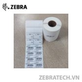 10 cuộn giấy in mã vạch 2 tem 35mmx22mm